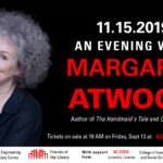 An Evening with Margaret Atwood - Save the Date - 11.15.2019