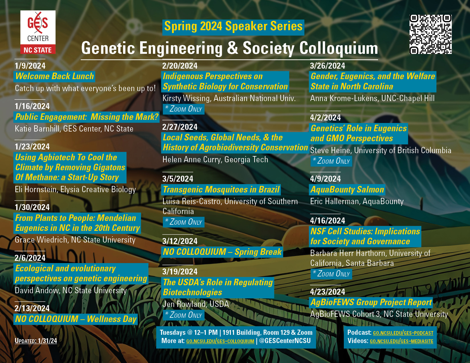 Spring Colloquium flyer - download at https://go.ncsu.edu/ges-colloquium-flyer-s24